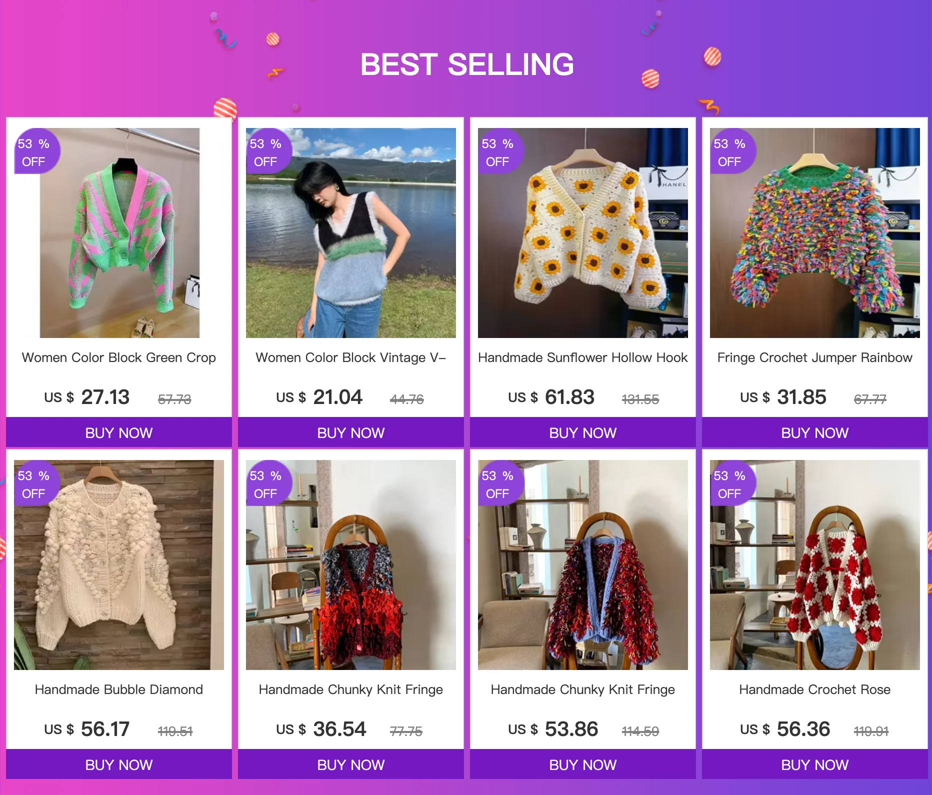 Handmade Cable Colorful Long Cardigan Boho Style Chunky Hand-Knitted Sweater Coat with Rainbow Yarn Details Knitwear Outfit