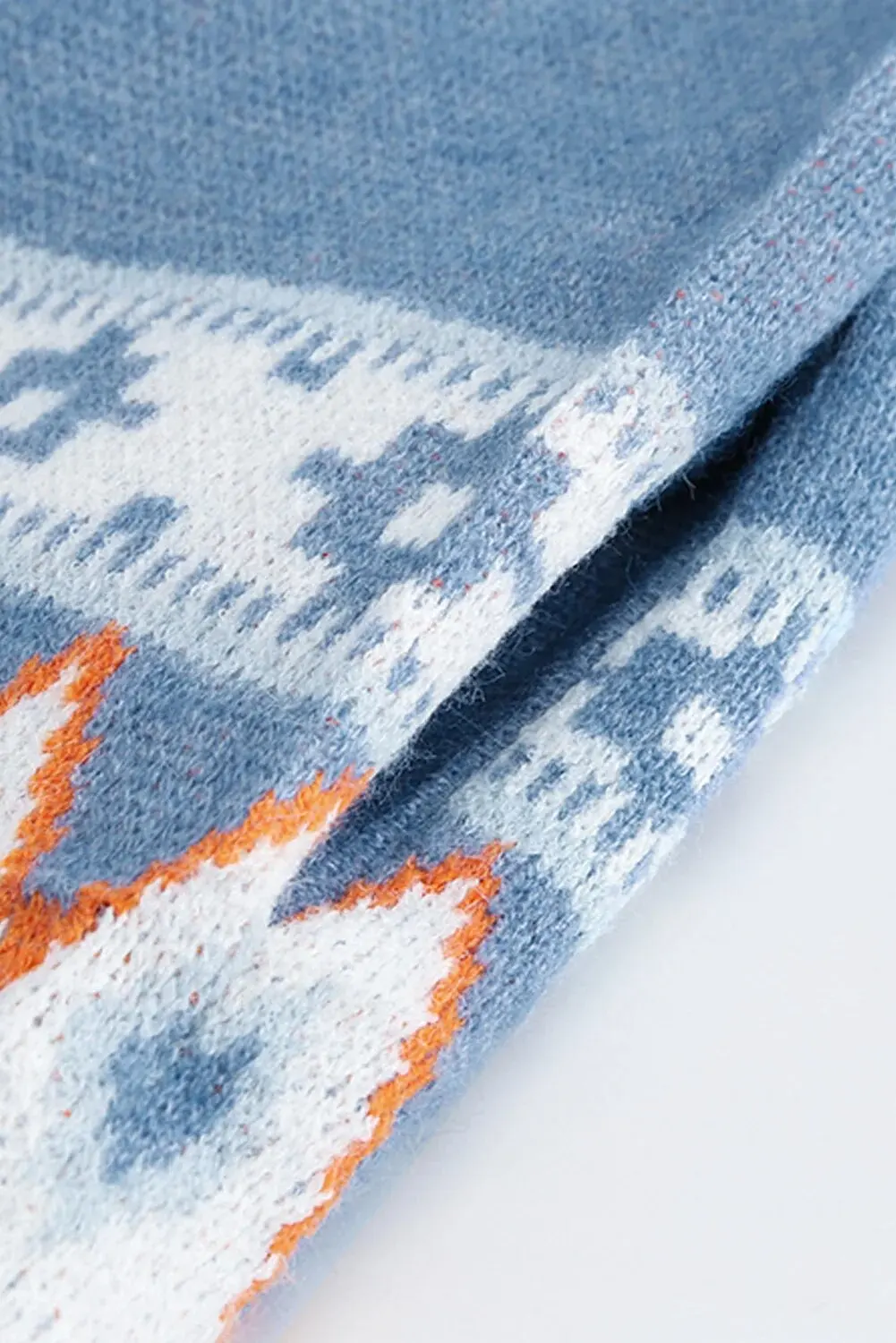 Cardigan Sweater for Women, Boho Geometric Print Cardigan Sweater, Loose Mid-Length Knitted Jacket 6 35569 jsuqv9