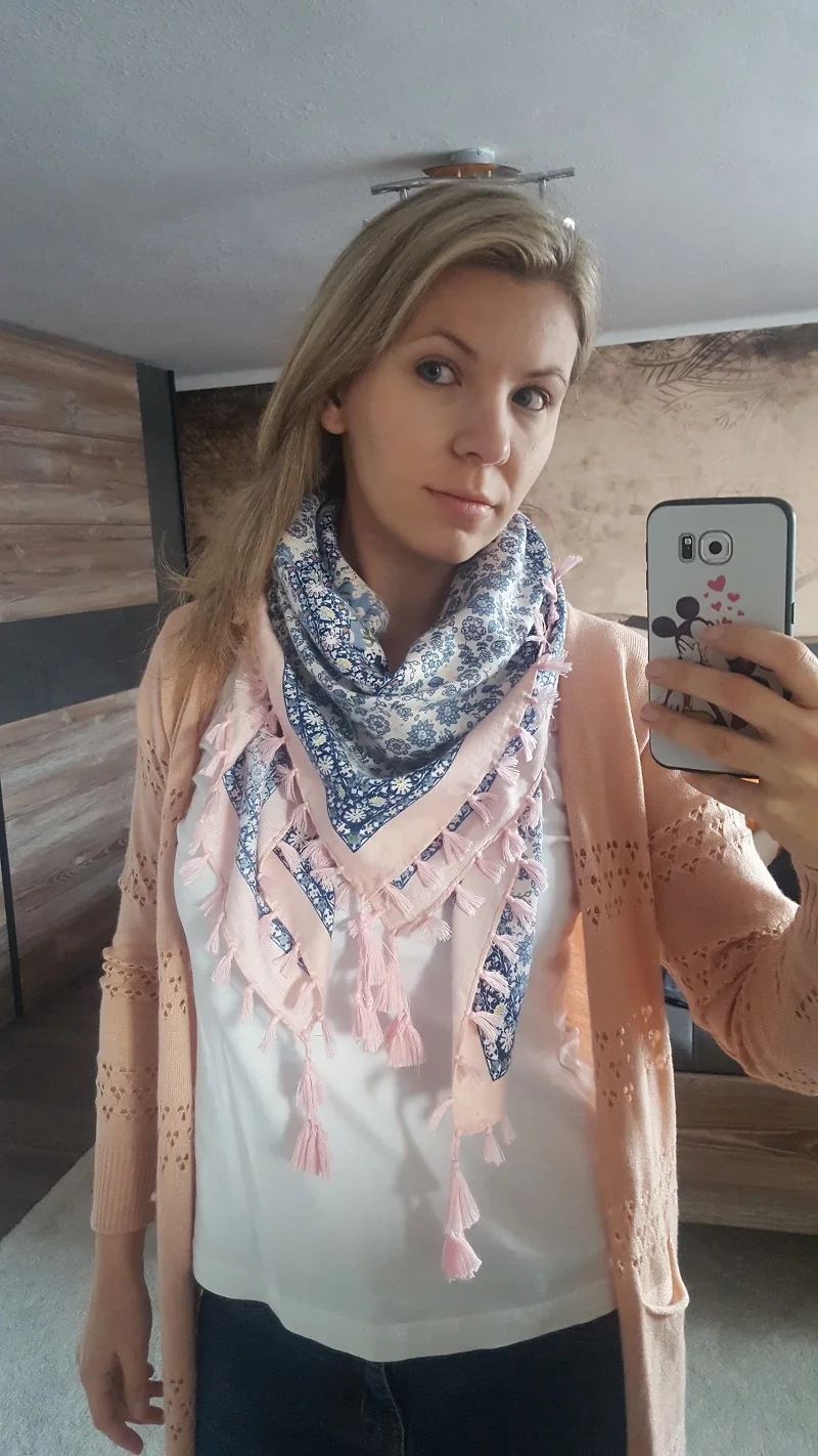 Big Square Handkerchief Boho Cotton Tassel Large Beach Russian Women's Scarf Winter Bohemian Floral Neck Wrap 115cm Foulard