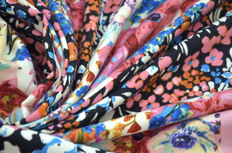 Big Square Handkerchief Boho Cotton Tassel Large Beach Russian Women's Scarf Winter Bohemian Floral Neck Wrap 115cm Foulard