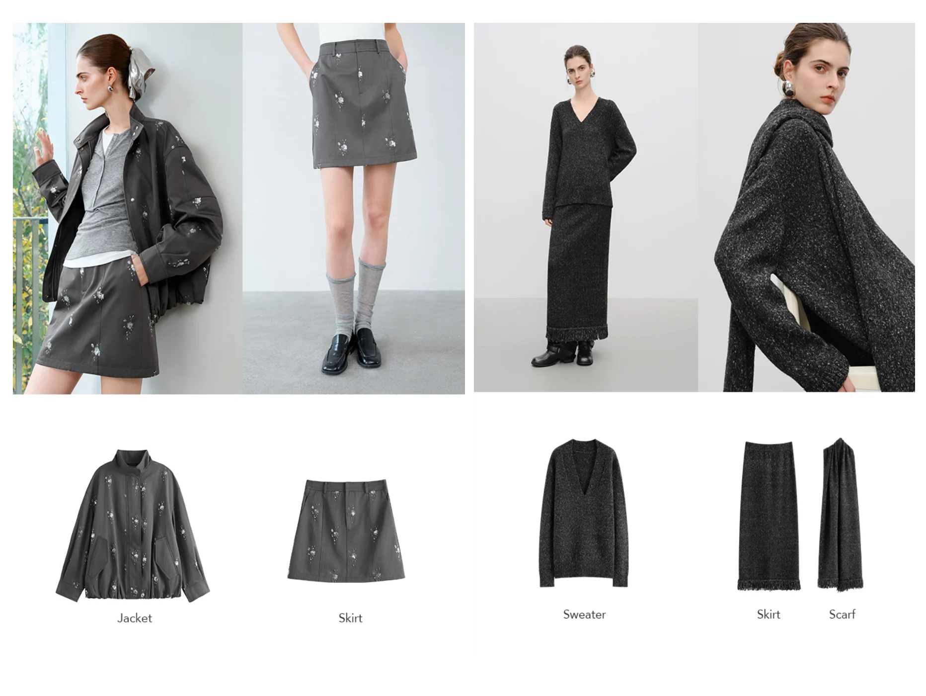 FSLE【Premium Series】New Women Olive Green Embroidered Stand Collar Jacket Loose Fit Workwear Style Boho Outerwear Relaxed Street