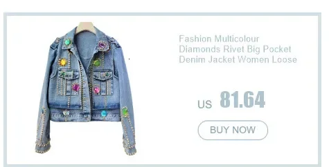 Boho Embroidery Big Pocket Denim Jacket Women Loose Short Cowboy Outerwear Vintage Blue Sequins Tassels Jeans Jacket Coat Female