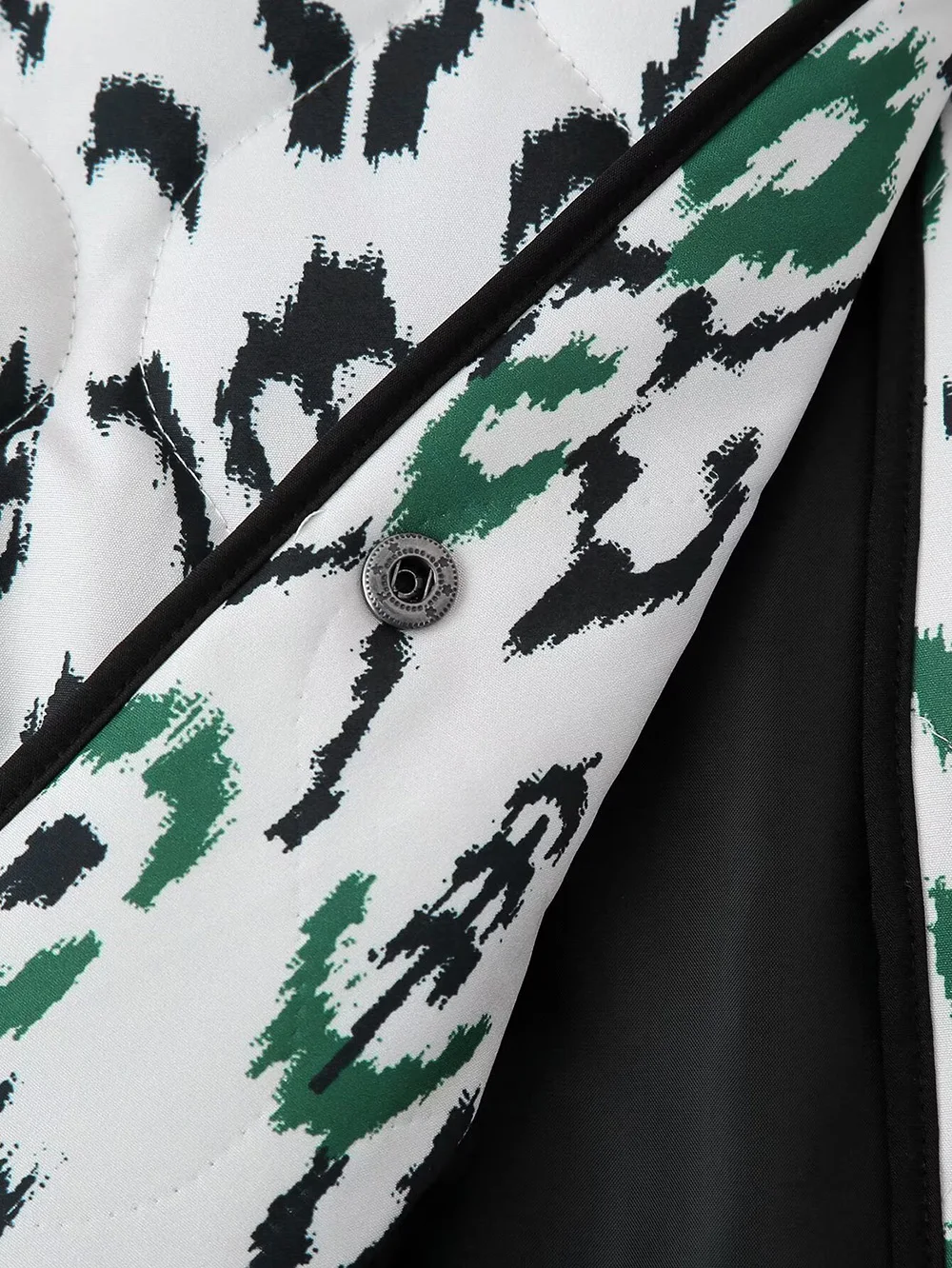 Women's Quilted Round Collar Jacket Autumn and Winter New Bohemian Style Short Printed Jacket Fashion Temperament Women's