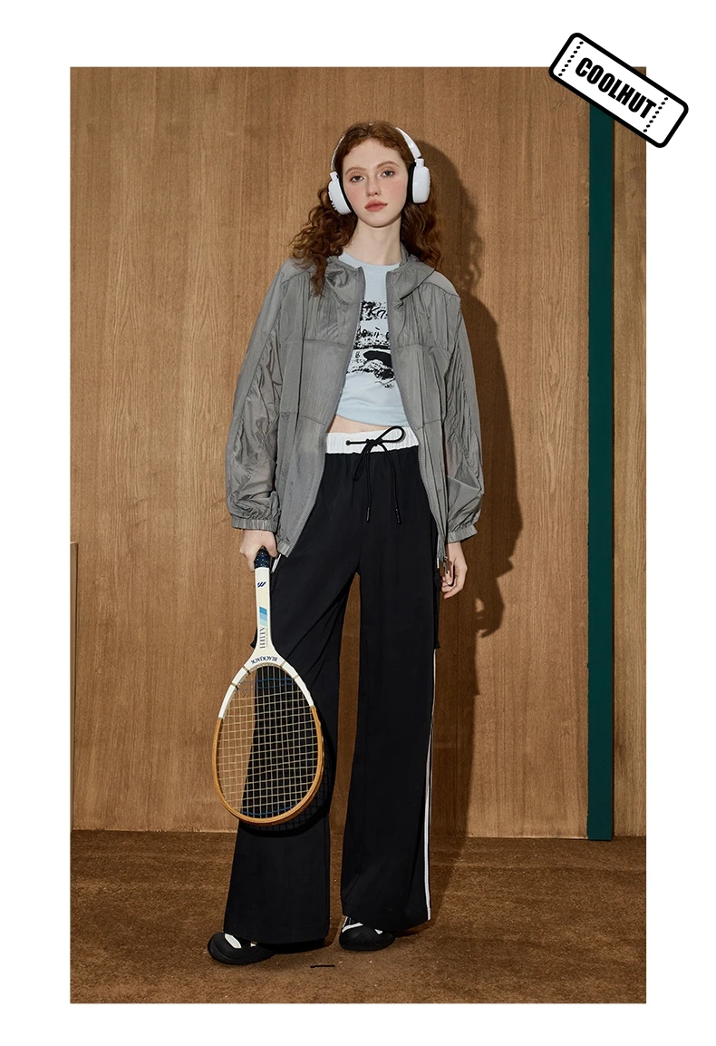 COOLHUT Lightweight Sun Hoodie Long Sleeve Summer Womens Jacket Loose Cooling Ice Silk Outerwear Casual Trendy Boho Chic Style