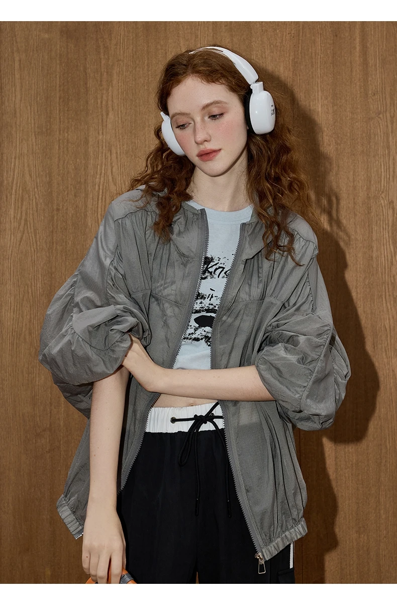 COOLHUT Lightweight Sun Hoodie Long Sleeve Summer Womens Jacket Loose Cooling Ice Silk Outerwear Casual Trendy Boho Chic Style