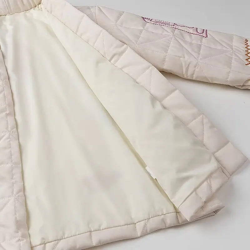 Gypsylady Boho Floral Chic Padded Jacket Cardigan Floral Embroidery Pocket Autumn Spring Long Sleeve Women Lady Streetwear Coats