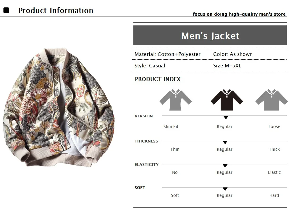 Embroidered Jacket 2025 New Fashion Stand Collar Jacket Boutique plus Size Men's Hip Hop casual Men's Jacket 5X Bohemian style