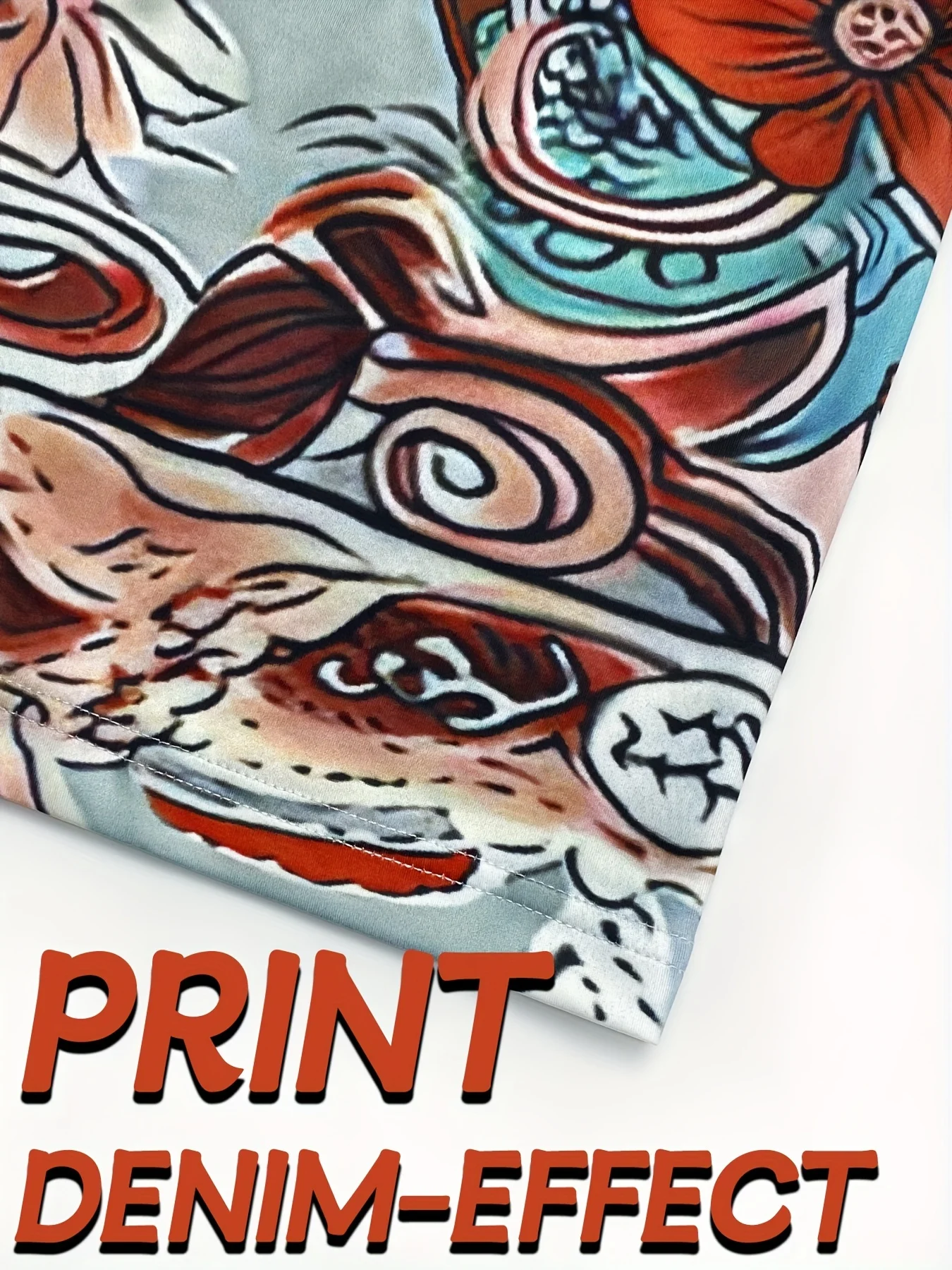 Women's Plus Size Flared Pants Fall Winter Boho Floral Print Bell Bottoms with Denim Look Top Vintage High Waisted Comfortabl