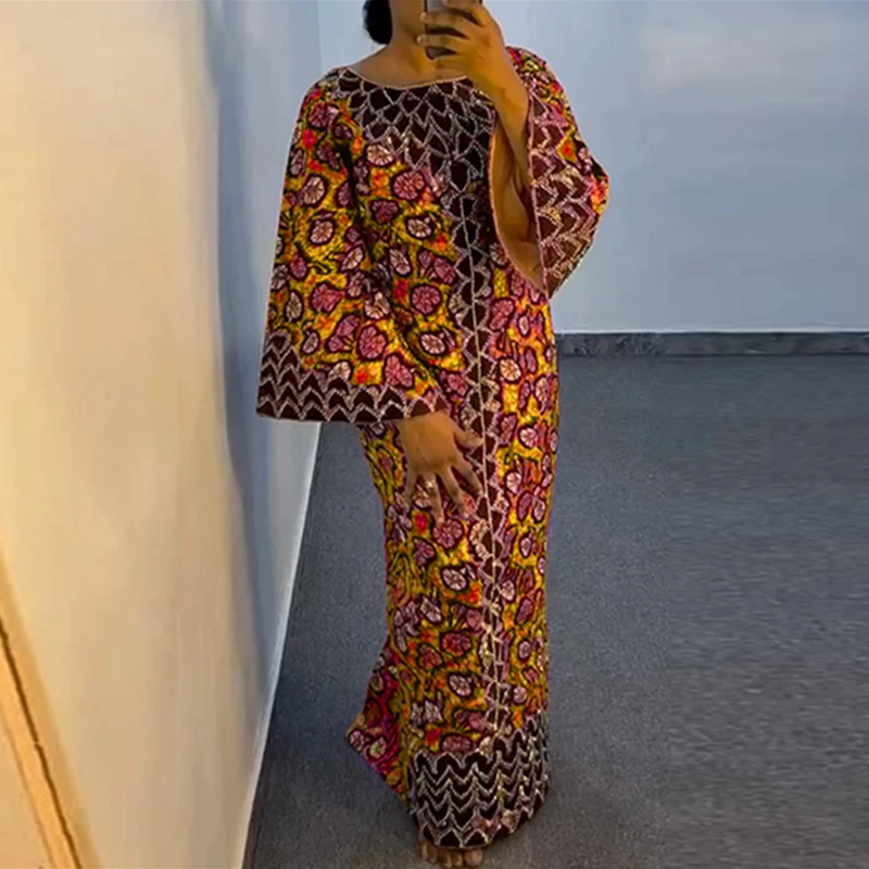 VONDA Bohemian Party Dress Elegant Women Printing Sundress Vintage Flare Long Sleeve Maxi Vestidos Oversized O-Neck Robe Femme VONDA Bohemian Party Dress Elegant Women Printing Sundress Vintage Flare Long Sleeve Maxi Vestidos Oversized O-Neck Robe Femme