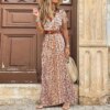 Long Dress for Women 2024 Summer Beach Bohemian Dresses Vestido Casual Robe Female Clothing Y2K Floral Skirt Elegant Maxi Dress