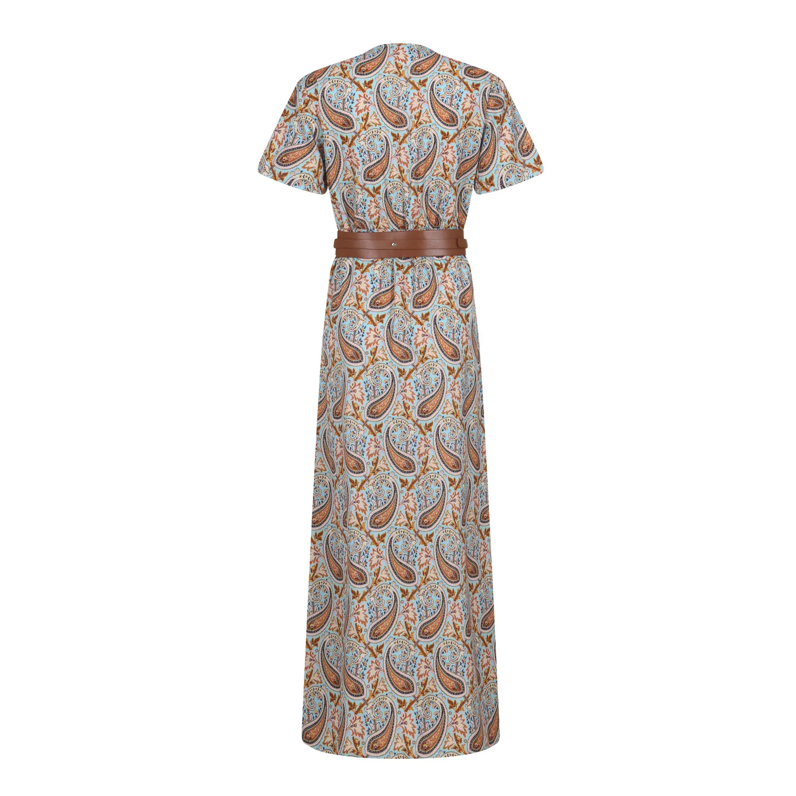 Long Dress for Women 2024 Summer Beach Bohemian Dresses Vestido Casual Robe Female Clothing Y2K Floral Skirt Elegant Maxi Dress