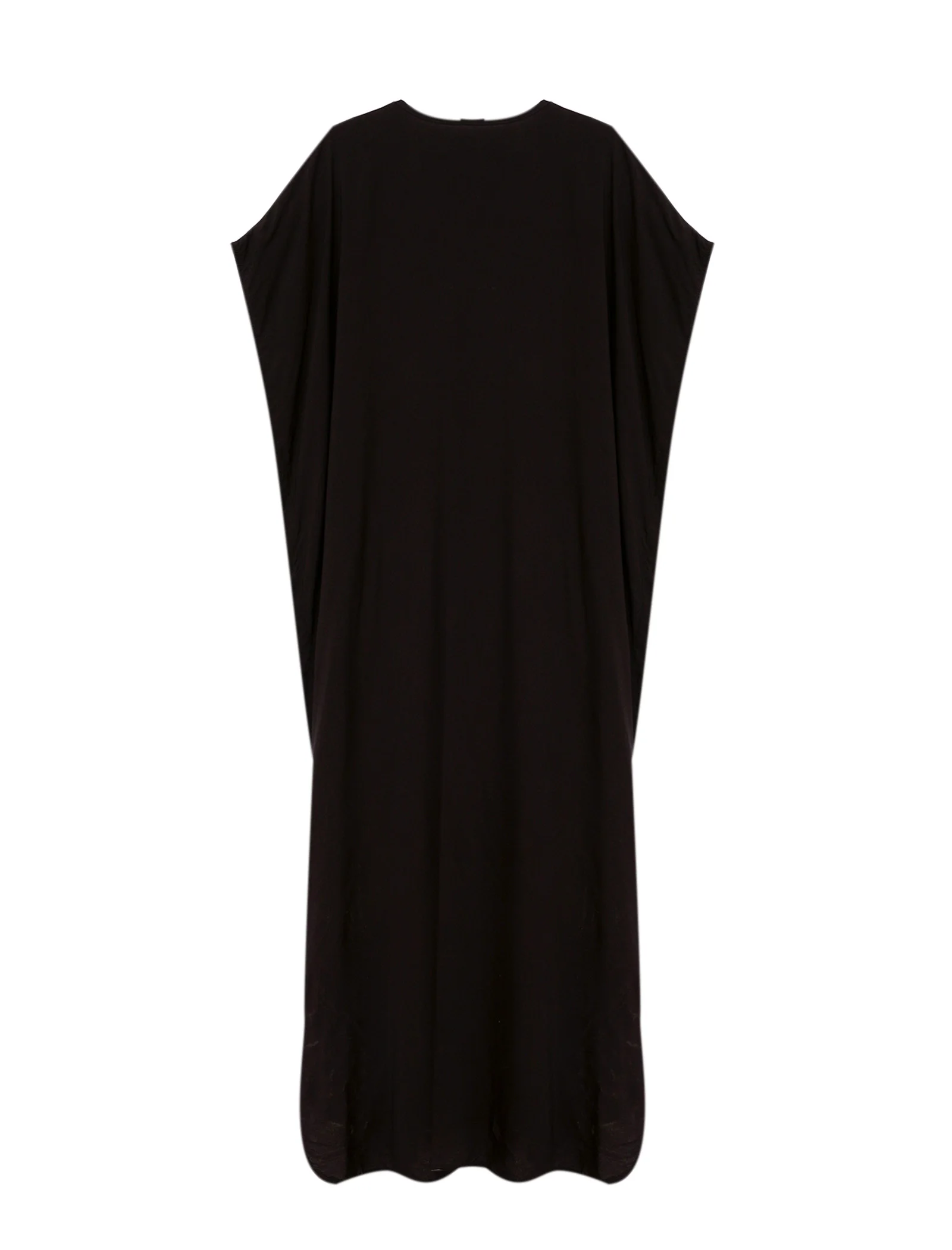 2024 Vintage Embroidery Kaftan Sexy V-neck Batwing Sleeve High Waist Maxi Dress Tunic Women Clothing Summer Beach Dresses Q660