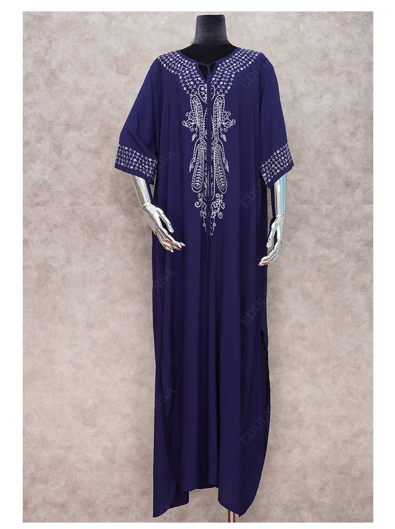 2025 Indie Folk Lace Up V-Neck Batwing Sleeve Summer Beach Dress  Tunic Women Beachwear kaftan Maxi Dress Robe Sarong Q775