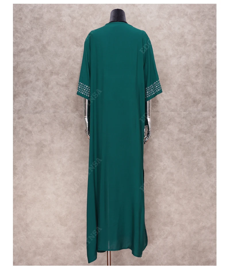 2025 Indie Folk Lace Up V-Neck Batwing Sleeve Summer Beach Dress  Tunic Women Beachwear kaftan Maxi Dress Robe Sarong Q775