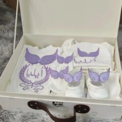 10pcs Layette Gift Basket for Baby Girl