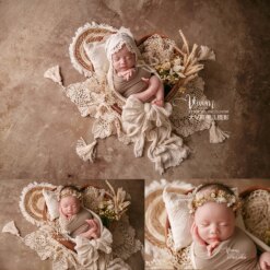 Newborn Photography Props Vintage Boho Style Set