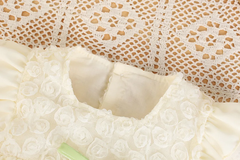 2026 Summer New 0-2Y Baby Girl Sleeveless Romper Dress Princess 3D Bow Tutu Layered Dress Cute 100 Days Party Dress