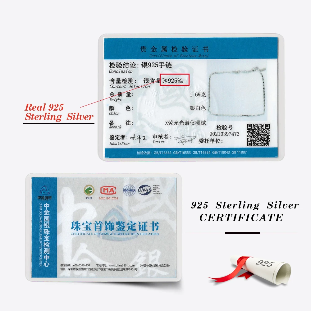 Rinntin Fashion 925 Silver Rhinestone Tennis Anklet Layered Crystal Chain Leg Female Summer Beach Ankle Bracelet Jewelry SSA03