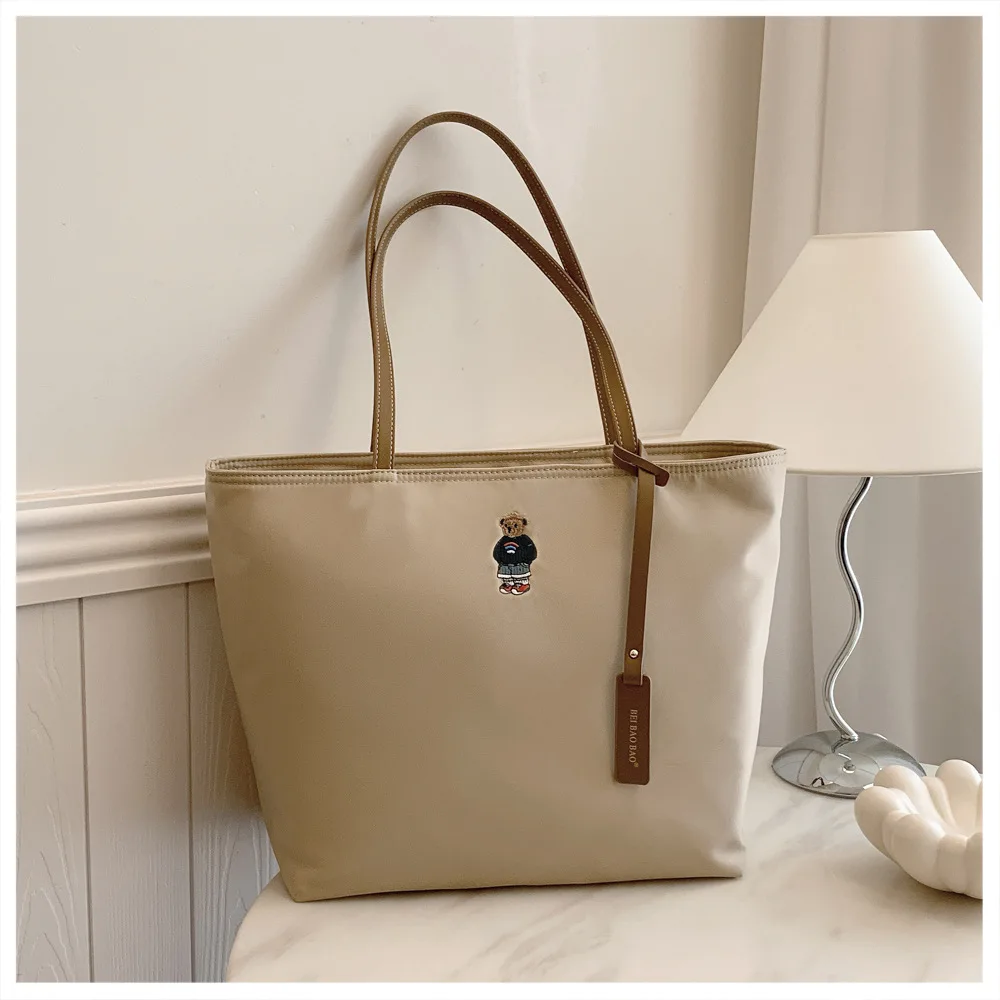 Beibaobao 2024 Autumn New Large Capacity Women's Single Shoulder Handbag Commuter Versatile Classic Outdoor Travel Tote Bag