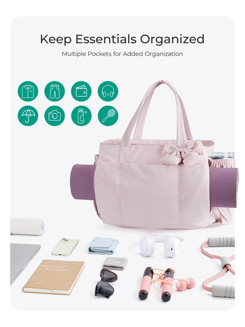 Outdoor Down Cotton Padded Crossbody Bag Multifunctional Casual Sports Handbag for Men Women Suitable for Travel Hiking Cycling