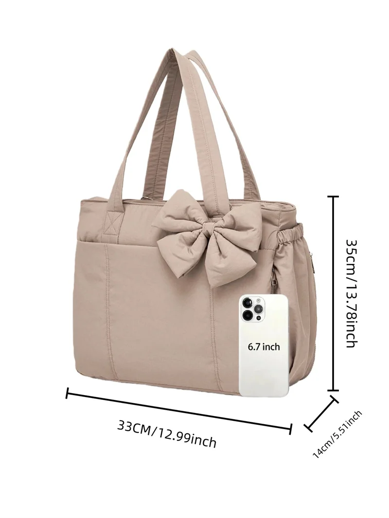 Outdoor Down Cotton Padded Crossbody Bag Multifunctional Casual Sports Handbag for Men Women Suitable for Travel Hiking Cycling