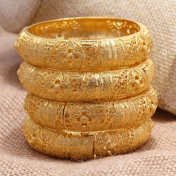 24K Dubai Gold Color Bangle