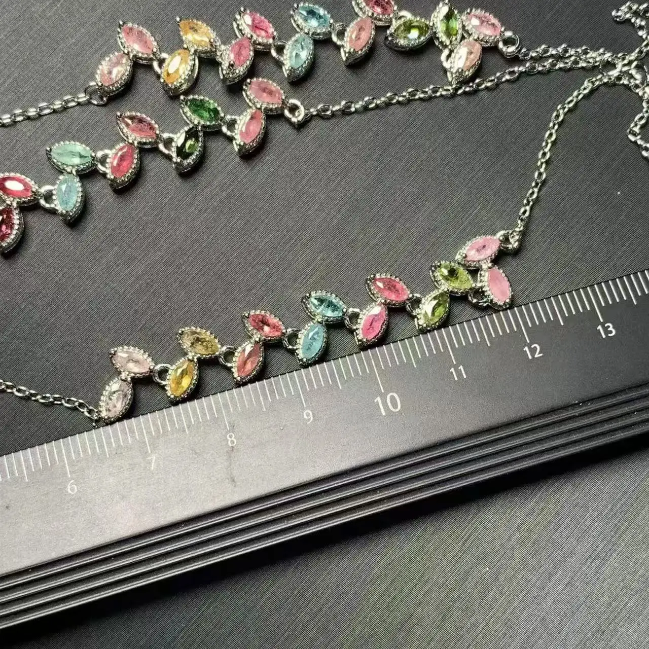 Natural Tourmaline Bracelets & Bangles For Women Tennis Bracelet  Adjustable Fine Jewelry Gift stone