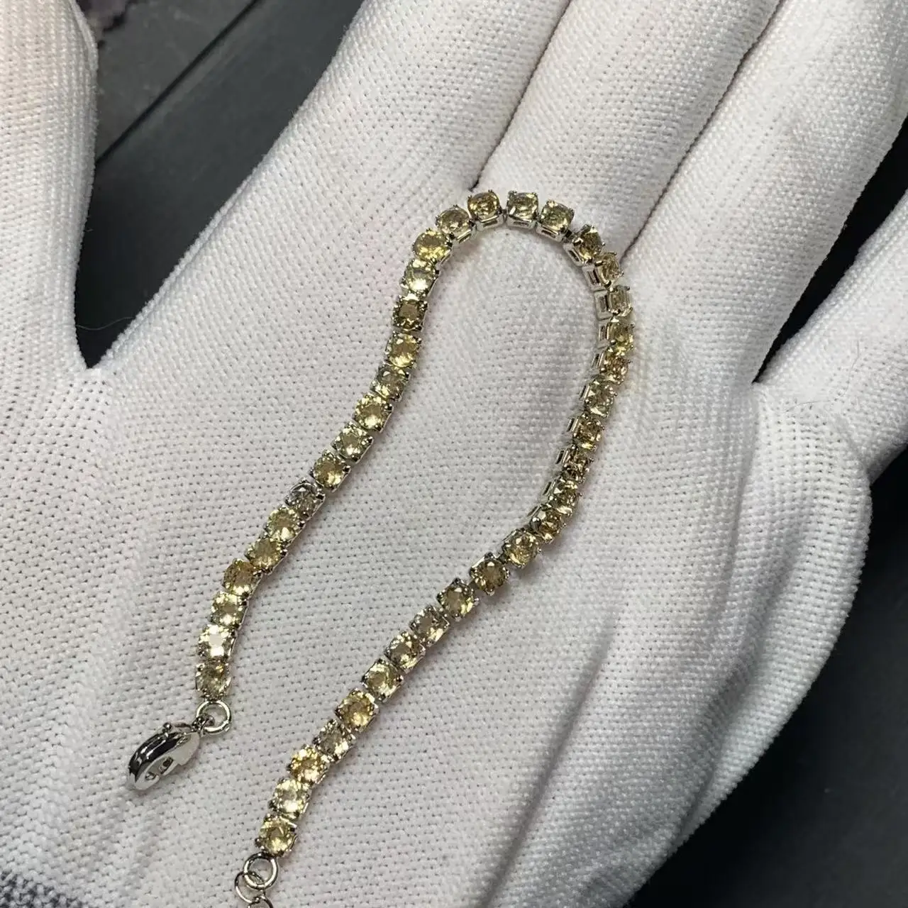 Natural Tourmaline Bracelets & Bangles For Women Tennis Bracelet  Adjustable Fine Jewelry Gift stone