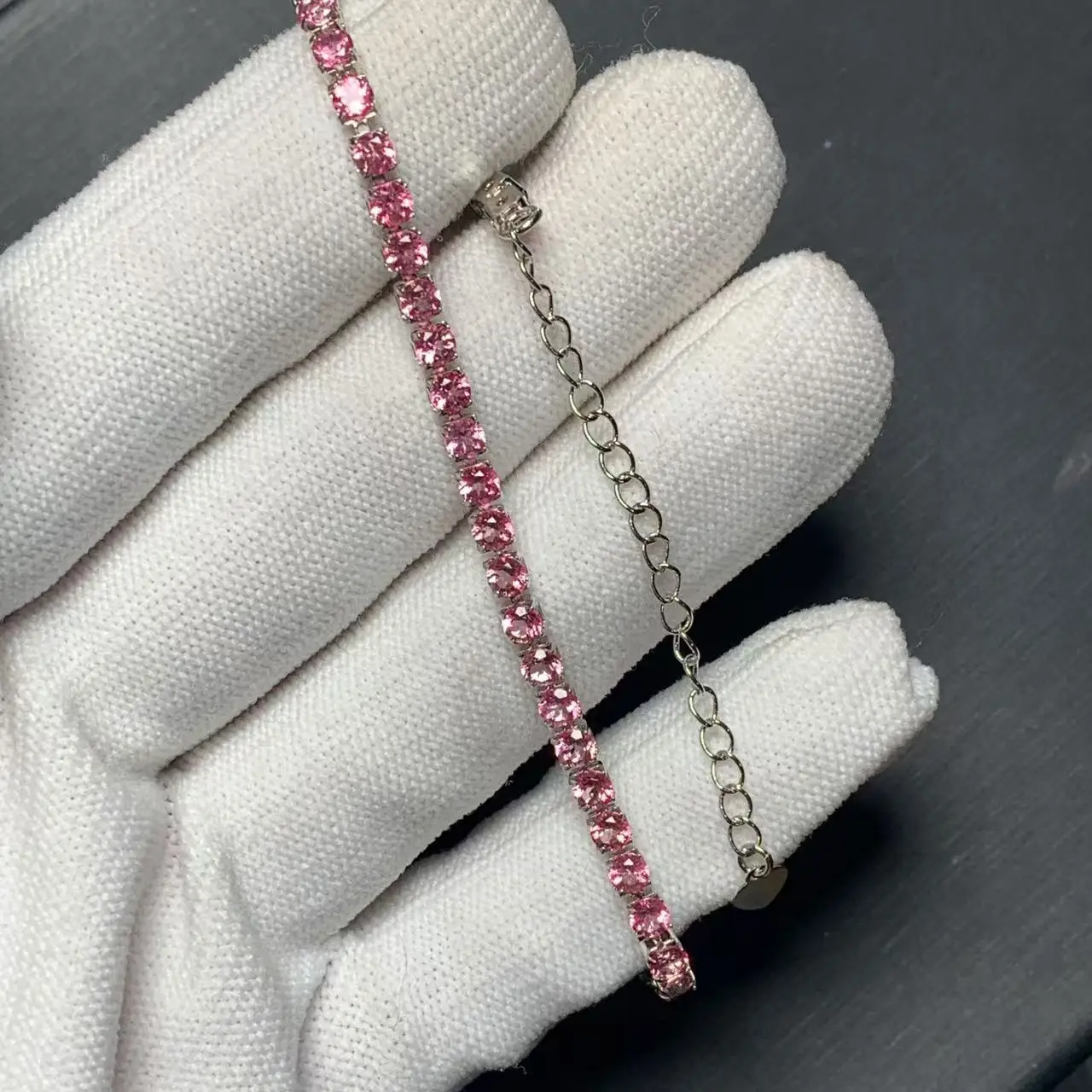 Natural Tourmaline Bracelets & Bangles For Women Tennis Bracelet  Adjustable Fine Jewelry Gift stone