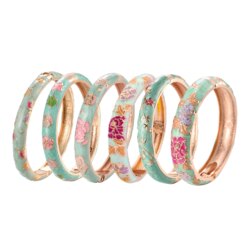 Enamel Cloisonne Bangle Set (1–6pcs)