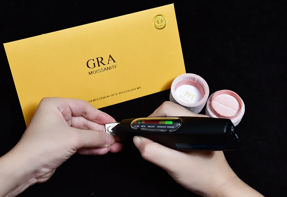 Kuololit 5CT Cushion Cut Moissanite Ring for Women Solid 18K 14K 10K Yellow Gold Two Tone Ring for Anniversary Engagement Gifts