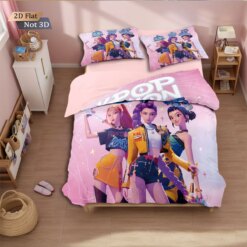 K-Pop Demon Hunters Coloreful Bedding Set