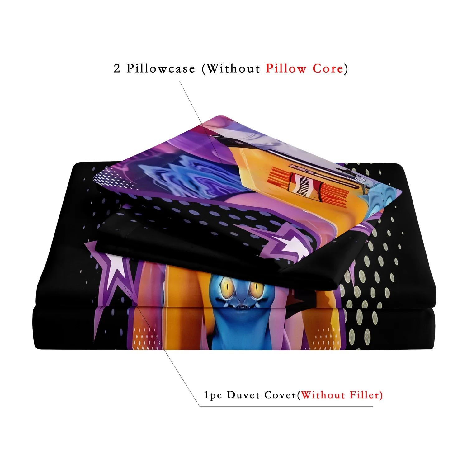 Kpop Demon Hunters Huntrix Bedding Set Single Twin Full Queen King Size Bed Set Adult Bedroom Sets Anime BedDuvet Cover