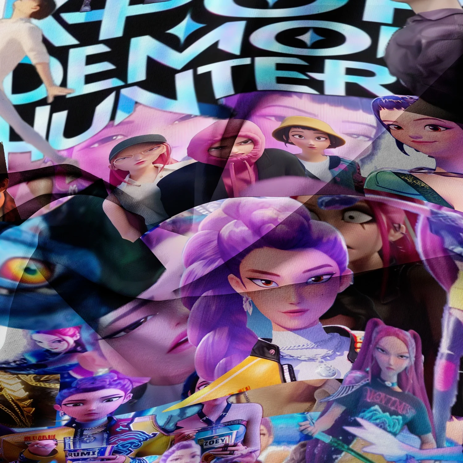 Kpop Demon Hunters Huntrix Bedding Set Single Twin Full Queen King Size Bed Set Adult Bedroom Sets Anime BedDuvet Cover