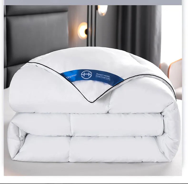 hotel style Comforter Queen KingLightweight fluffy comfortable and breathable soft winter quilt very warm 220x240 Quilts blanket