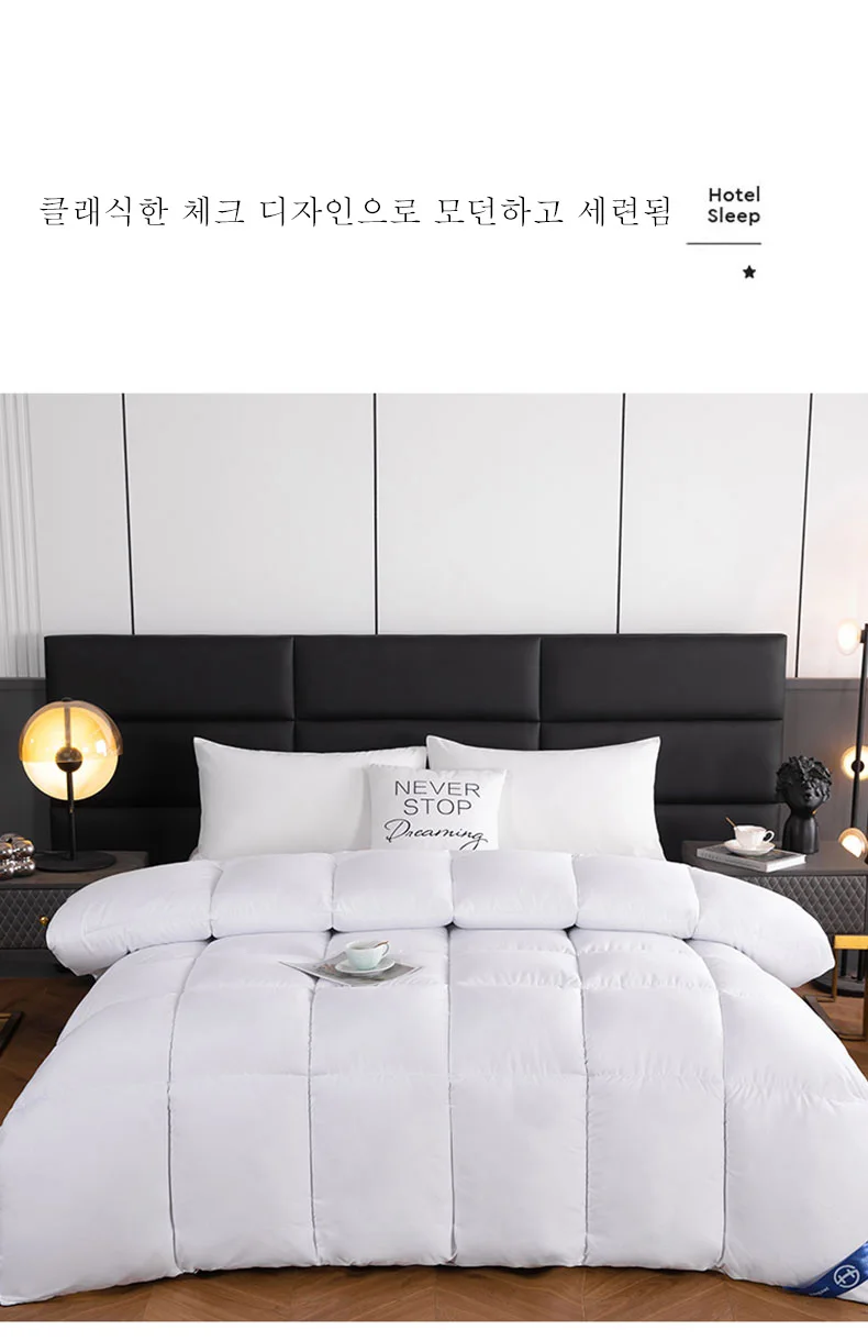 hotel style Comforter Queen KingLightweight fluffy comfortable and breathable soft winter quilt very warm 220x240 Quilts blanket