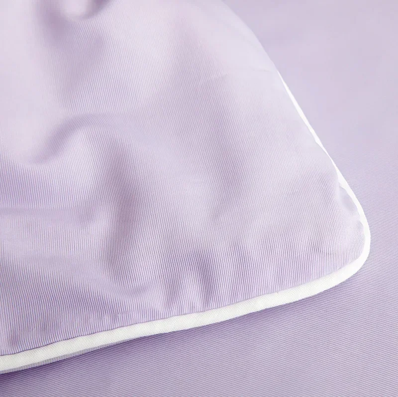 Air Condition Comforter for Summer Pure Color Ice Silk Cooling Blanket Lightweight and Smooth Twin/King Size Cold Quilt