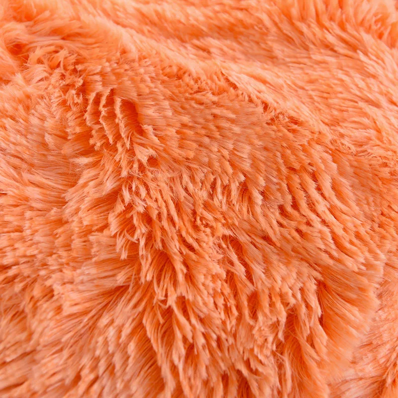 3Pcs Super Shaggy Coral Fleece Warm Cozy Princess Bedding Set Mink Velvet Duvet Cover Set Bed Comforter Cover Blanket Pillowcase