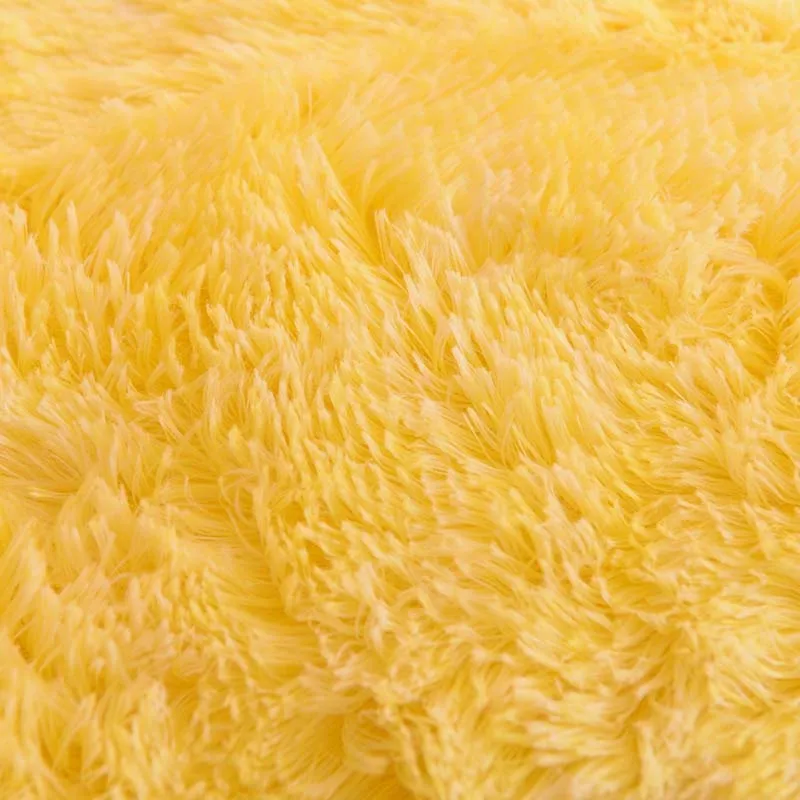3Pcs Super Shaggy Coral Fleece Warm Cozy Princess Bedding Set Mink Velvet Duvet Cover Set Bed Comforter Cover Blanket Pillowcase