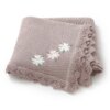 Floral Embroidered Cotton Baby Blanket