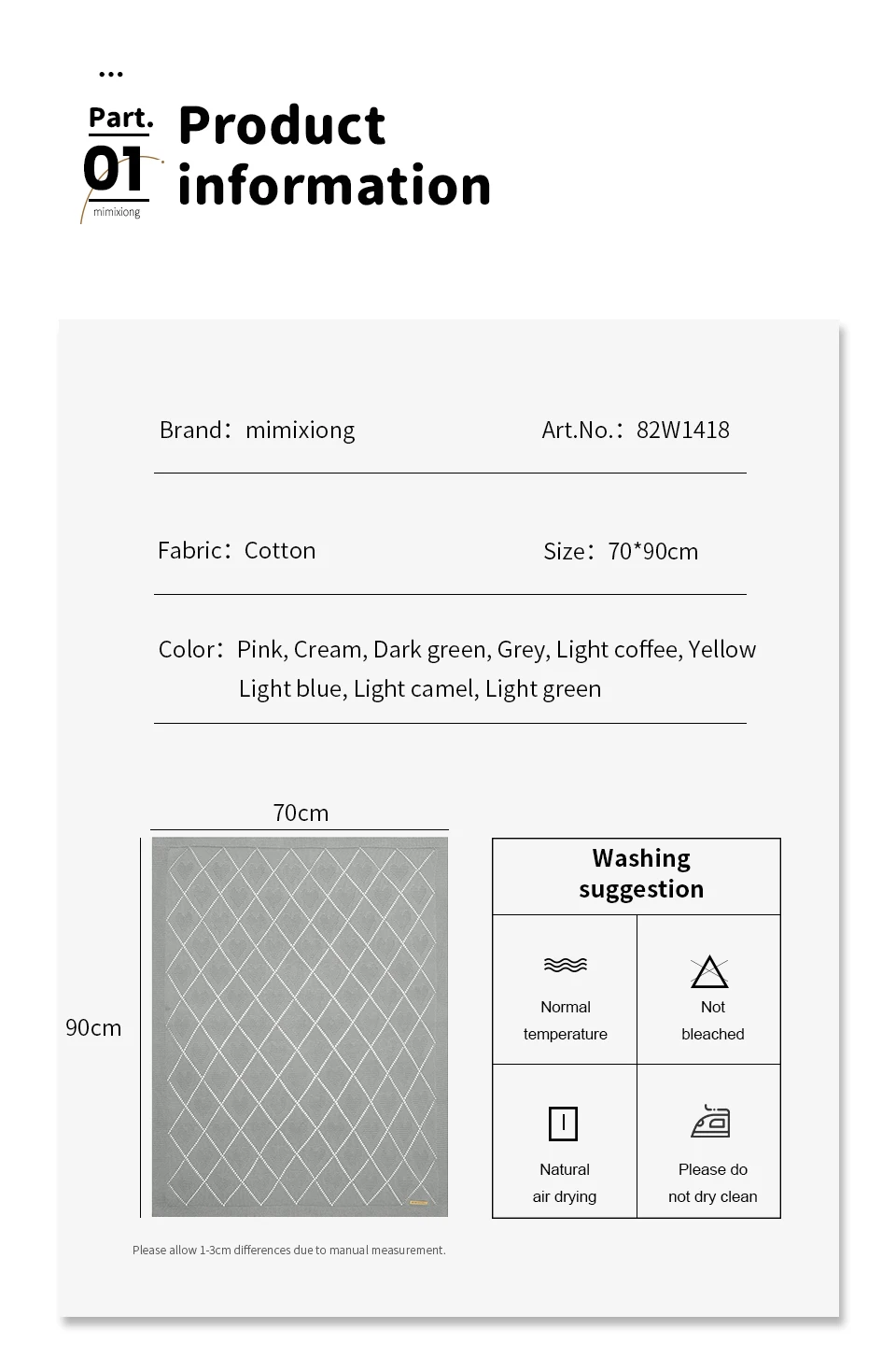 Baby Blankets Knitted Breathable Newborn Boy Girl Cotton Stroller Bedding Sleeping Covers 90*70cm Toddler Throw Receiving Quilts