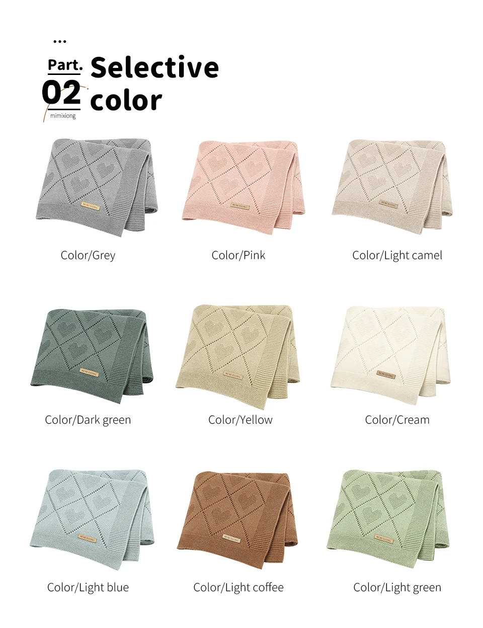 Baby Blankets Knitted Breathable Newborn Boy Girl Cotton Stroller Bedding Sleeping Covers 90*70cm Toddler Throw Receiving Quilts