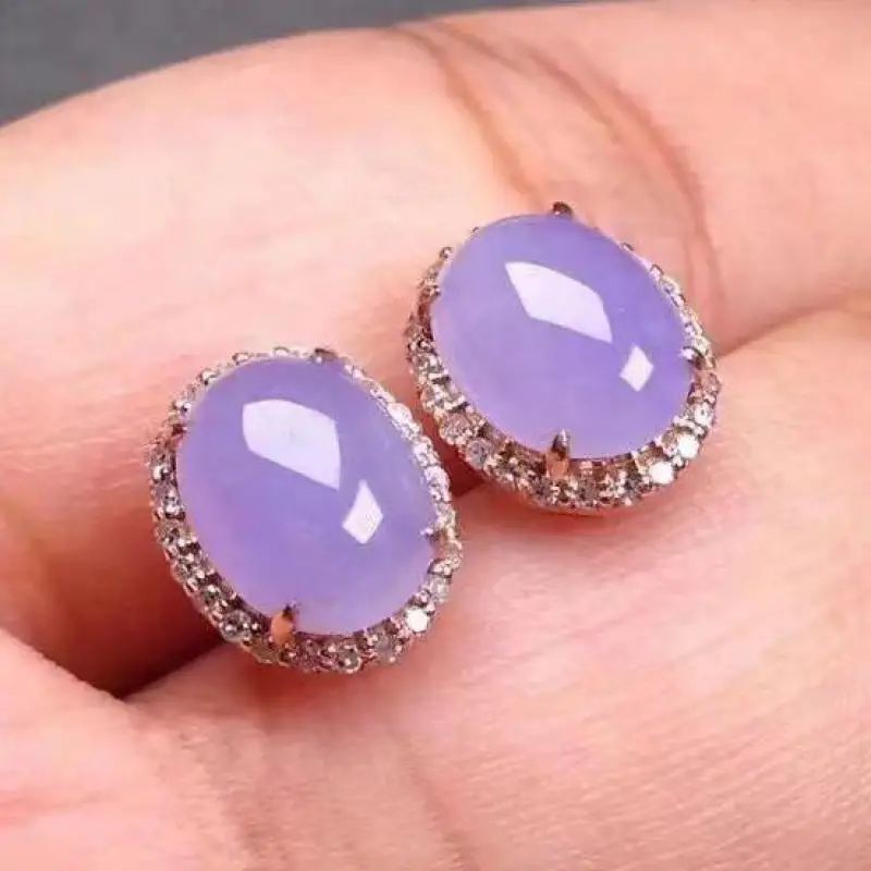 Natural White Jade Crescent Hoop Earrings Women Fine Jewelry Genuine Hetian Jades Nephrite Crescent Moon Dangle Earring