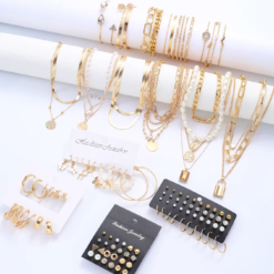 Boho Pearl Butterfly Jewelry Set