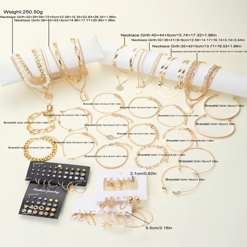 Vintage Boho Necklaces Earrings Bracelets Set For Women Elegant Gold Color Pearl Zircon Butterfly Lock Pendant Jewelry Sets 2025 Vintage Boho Necklaces Earrings Bracelets Set For Women Elegant Gold Color Pearl Zircon Butterfly Lock Pendant Jewelry Sets 2025