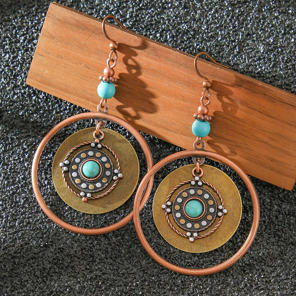 14/6/3/1 Pairs Bohemian Women's Earring Set Vintage Style Dangle Earrings Geometric Classic Trendy Earrings Daily Wear Party