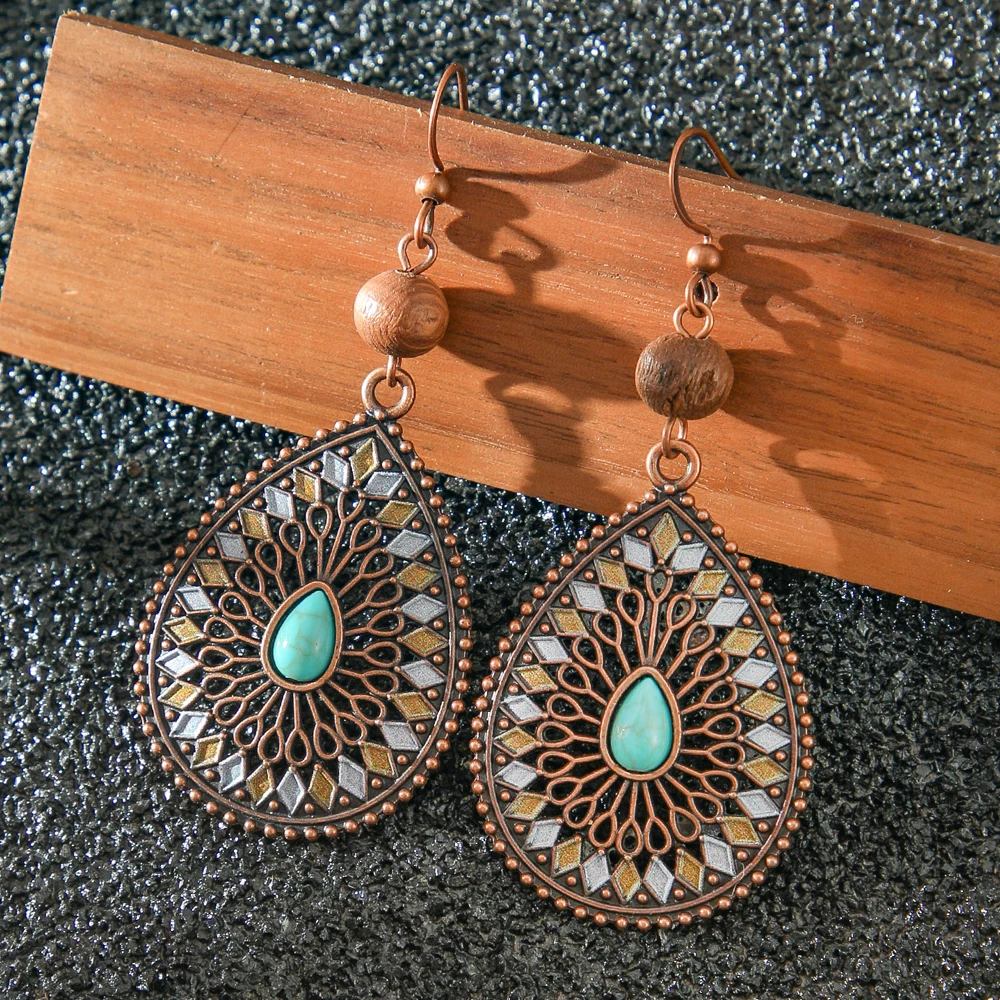 14/6/3/1 Pairs Bohemian Women's Earring Set Vintage Style Dangle Earrings Geometric Classic Trendy Earrings Daily Wear Party