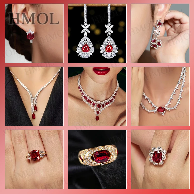 Pear Cut Lab Beads Stud Earring Moissanite 925 Silver Earrings 0.5/1/2/3Carat Water Drop Shape GRA Certificates For Women Party