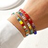 Colorful Tila Bead Bracelet Set