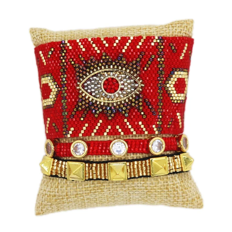 ZHONGVI MIYUKI Bracelet Women Evil Eye Pulseras Mujer Moda 2020 Bohemia Jewelry Turkish Evil Eye Bracelets Handmade Armband Gift